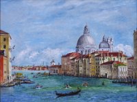 Veduta di Venezia (Grande)  Olio su tela - 40 x 50